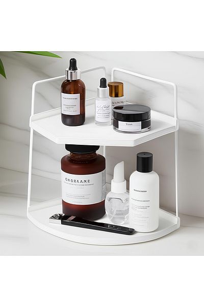 Okay Decorative Wooden Organizer |   Stainless Steel Organizer – Kitchen, Bathroom, Living Room, Study Desk