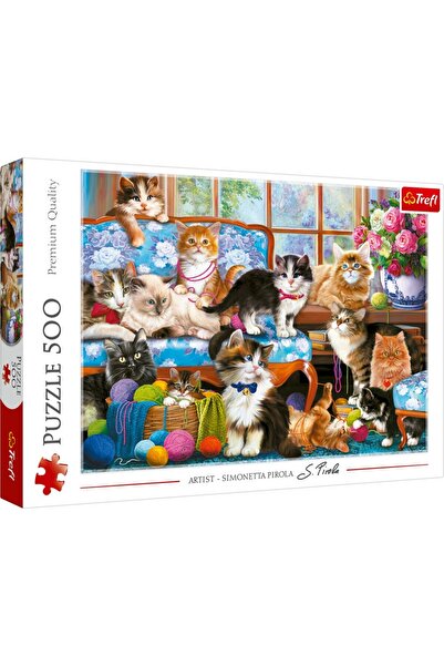 Trefl Puzzle 500 Kitten Family
