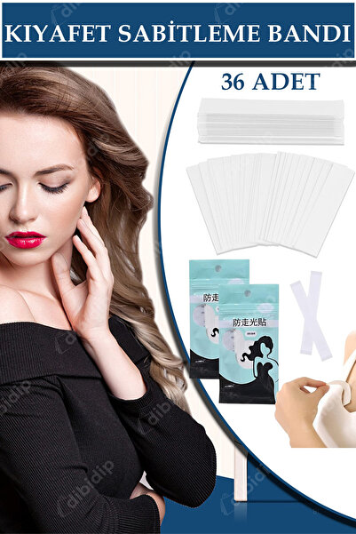 CMT 👗 36'LI ŞEFFAF ELBİSE SABİTLEYİCİ BANT