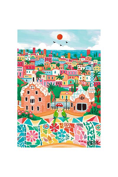 Trefl Puzzle 1000 Premium Plus Barcelona Spania