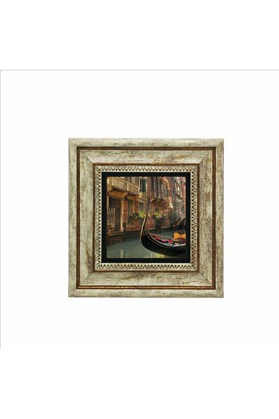 Sadrazam Venice Visual Printed Natural Stone Painting (20 X 20 Krg-47)