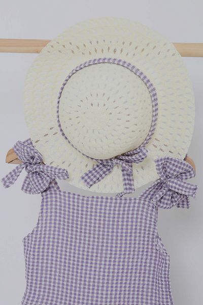 TOFİSA Girl's Lilac Hat Dress - 27050