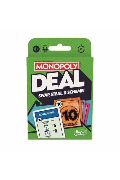 Hasbro Monopoly Playing Cards Deal English