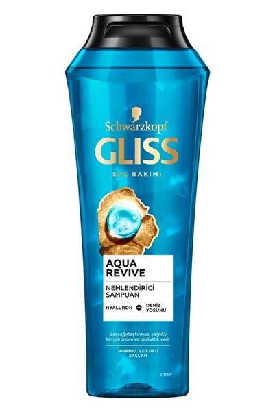 Gliss Aqua Revive 3’lü Set – Şampuan, Saç Maskesi & Saç Kremi–Hyaluron& Deniz Yosunu ile Derin Nem