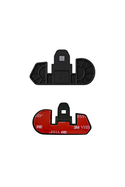 Knmaster KN6100 Interkom İçin 3M Yapışkanlı Kask Sabitleme Aparatı