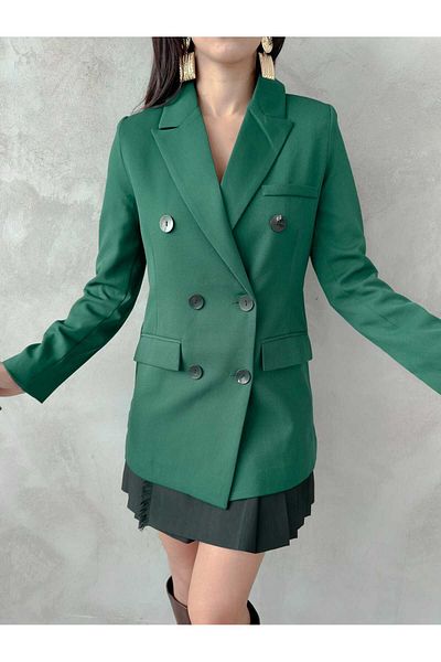 MYGİYİMİSTANBUL Jachetă blazer cu 6 nasturi