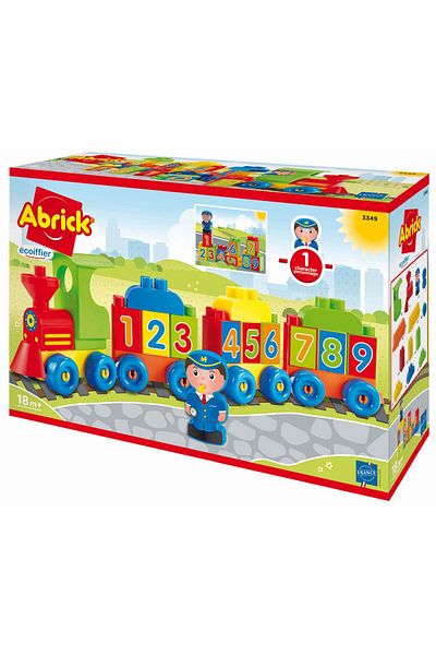 Simba Ecoiffier train with numbers and letters