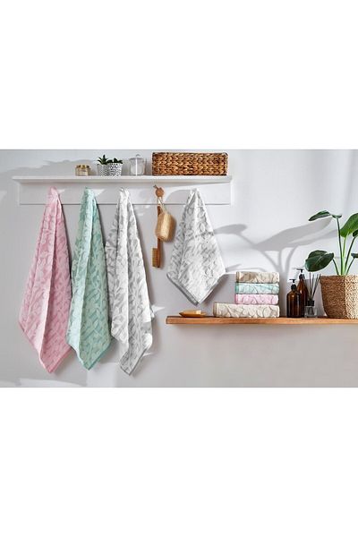 Özdilek Bloom Hand and Face Towel 50X90 cm - Pink