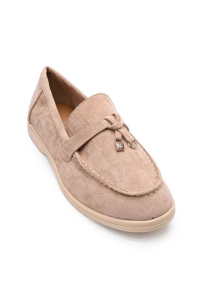 Tmall Women's Casual Shoes, Made Of Eco-suede Leather, P1242, Beige