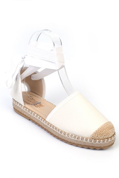 Capone Outfitters Espadrile pentru femei Brianna cu talpă groasă