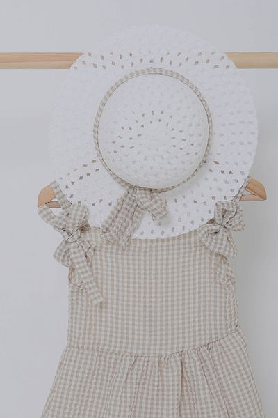 TOFİSA Rochie pentru fetiță cu pălărie de piatră - 27050