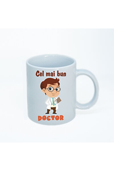 OEM Cană albă personalizată doctor, INOVATIX®. 330ml