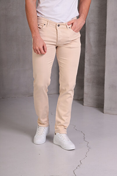 Noxter ΑΝΔΡΙΚΟ ΚΡΕΜ ΠΑΝΤΕΛΟΝΙ SLIM FIT