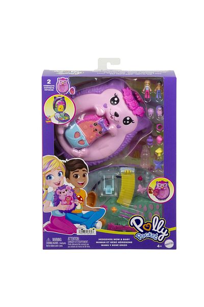 mattel Polly pocket set gentuta ariciul mama si puiul