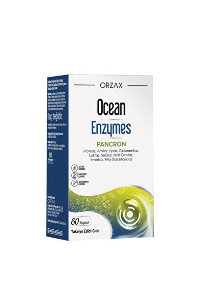 Ocean Orzax Ocean Enzymes PANCRON 60 Kapsül