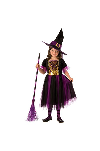 KidMania Costum vrajitoare Purple KidMania® pentru fete 5-6 ani 110-116 cm