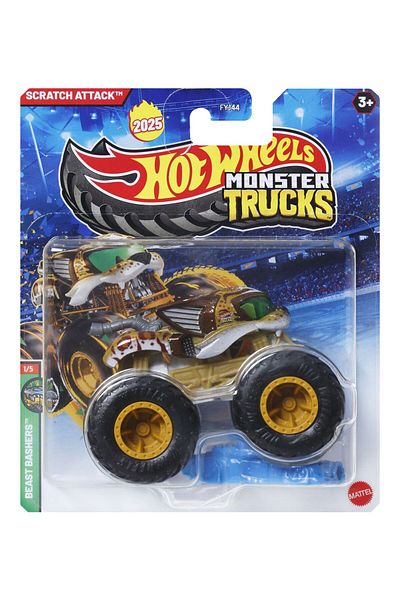 mattel Hot wheels monster truck masinuta scratch attack scara 1:64