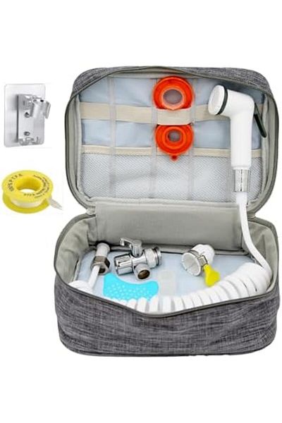 Generic JUNARIS Portable Bidet Spryer Travel Shattaf Set Travel Bidet Hose Extendable Upto 220CM With Faucet