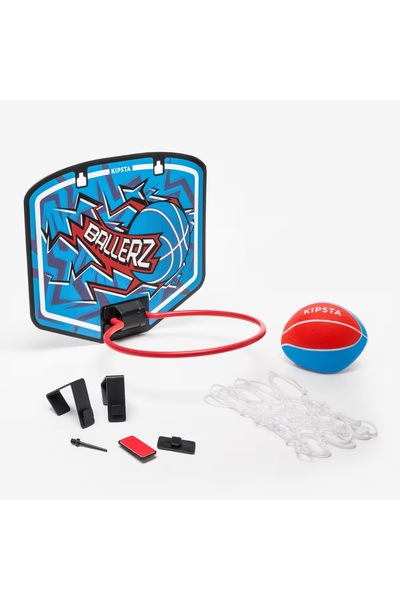 Decathlon Çocuk / Yetişkin Mini Basketbol Potası - Kırmızı / Gümüş - SK100 Du...