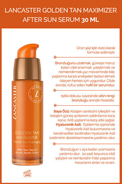Lancaster Golden Tan Maximizer After Sun Serum 30 Ml