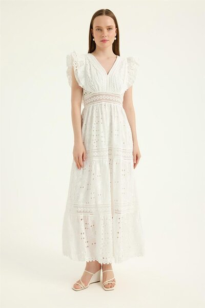 HomeStore Uzun Volanlı Elbise