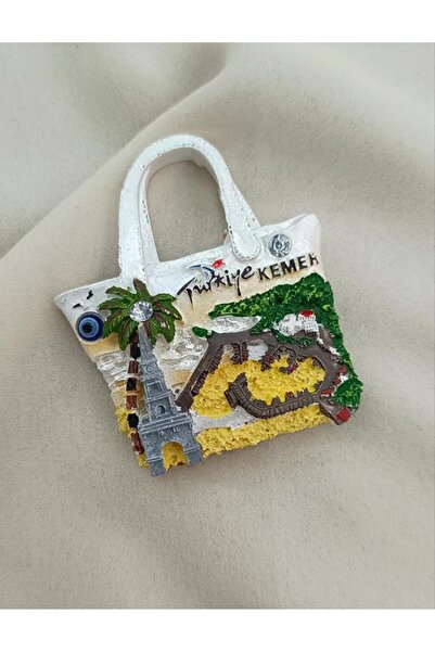 Hd Marketim Magnet Çanta Taşlı Mıknatıslı Buzdolabı Süsü Nazar Göz Boncukllu ...