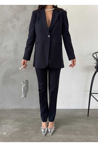 MYGİYİMİSTANBUL Blazer Jacket Trousers Set