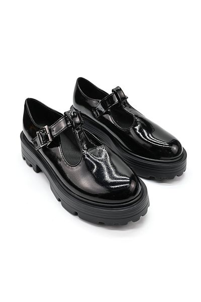 Tmall Women's casual shoes, Made of eco-leather, P1250, Black