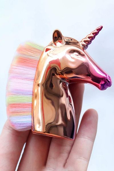 TAKIŞTIR Χρυσό χρώμα Unicorn Figured Blush/Πινέλο μακιγιάζ