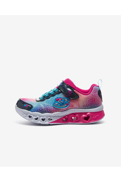 SKECHERS Flutter Heart Lights-simply L Büyük Kız Çocuk Lacivert Işıklı Spor A...