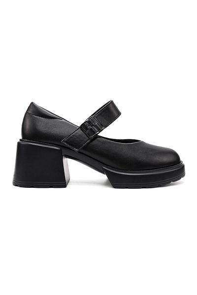 Tmall Women's casual shoes, Made of eco-leather, P1256, Black