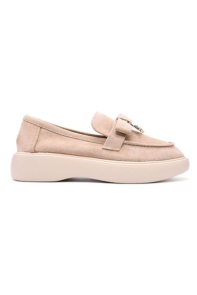 Tmall Women's casual shoes, Made of eco-leather suede, P1251, Beige