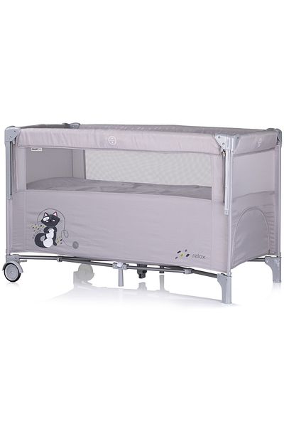 OEM Patut pliabil Chipolino Relax cloud cu laterala culisanta