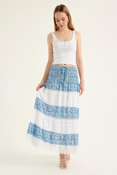 HomeStore Mini Çiçek Desenli Etek