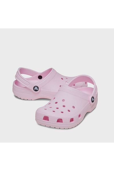 Crocs شبشب كلاسيكي باللون الوردي للأطفال