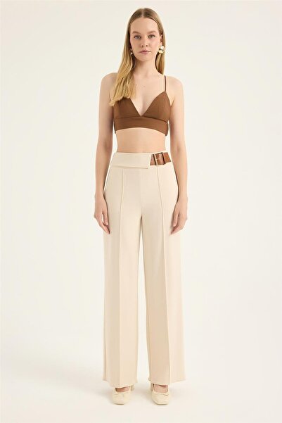 HomeStore Кожени панталони с колан