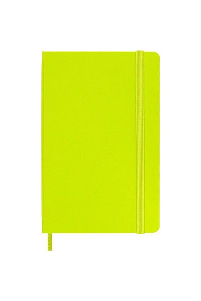 Moleskine Σκληρό εξώφυλλο με ριγέ πράσινο λεμόνι σε μέγεθος τσέπης