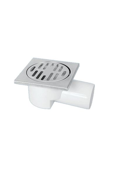 CANSA Gamma Hybrid Floor Drain 50 mm Side Outlet 10x10 cm