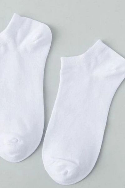 Aldiva White Booties Socks 10 Pairs Economical Sports Daily Lycra Unisex Socks Set