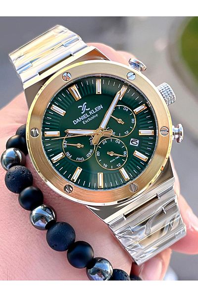 Daniel Klein Steel Case&Band Internals Functions Active 2 Year Warranty Men's Wristwatch Fg.Cl.13996.4