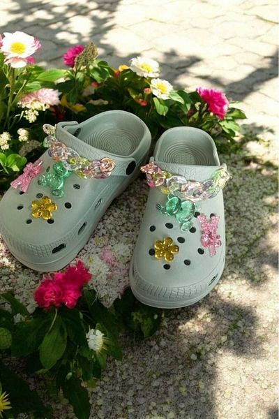 ÇEÇEN HOME Comfortable Sole High Scale Jelly Bean Detailed Children's Slippers Cross Sandals Sabo