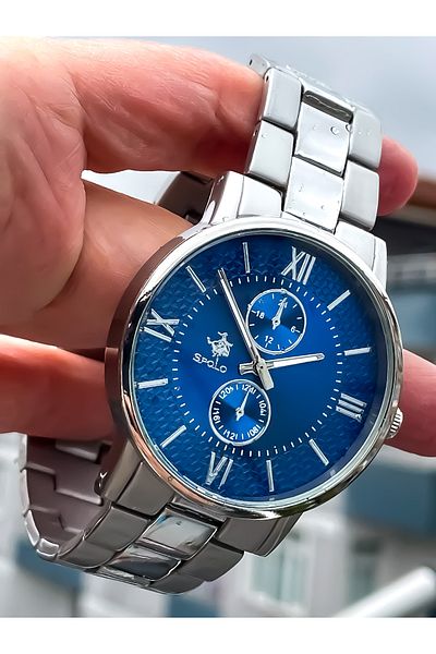 S.POLO New Season Silver Color Men's Wristwatch Men's Watch Bracelet Gift Father's Day Gift