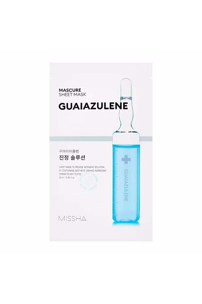 Missha Mască textilă Mascure Guaiazulene, 28ml