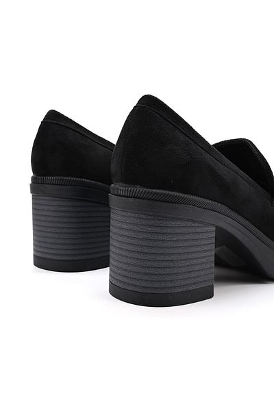Tmall Women's casual shoes, Made of eco-leather, With thick heel, P1248, Black