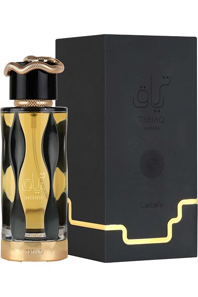 lattafa Teriaq Intense Eau de Parfum Spray for Unisex, 3.4 Ounce 100 ML