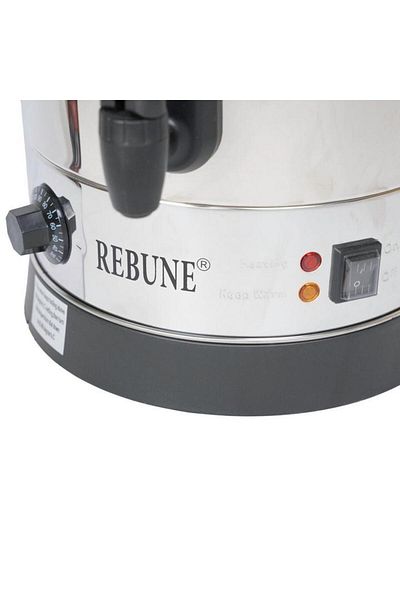 rebune Electric kettle 2500W, 30L, 110 Temperature Degree, Steel - RE-6-30L