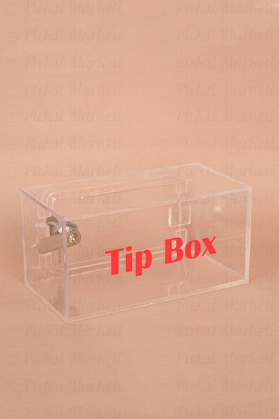 Pleksi Marketi Διαφανές κουτί τύπου Plexi Tip Tip Box --20x10x10cm--