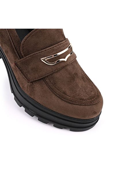 Tmall Pantofi casual de dama,Din piele ecologica,P1248,Maro