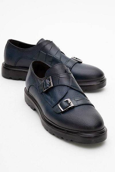 maximoda Genuine Leather, Eva Sole, Detailed Men's Inner Outer Leather Shoes