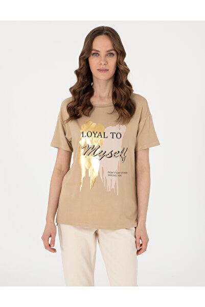 Pierre Cardin Μπεζ μπλουζάκι Comfort Fit 50305805-VR011